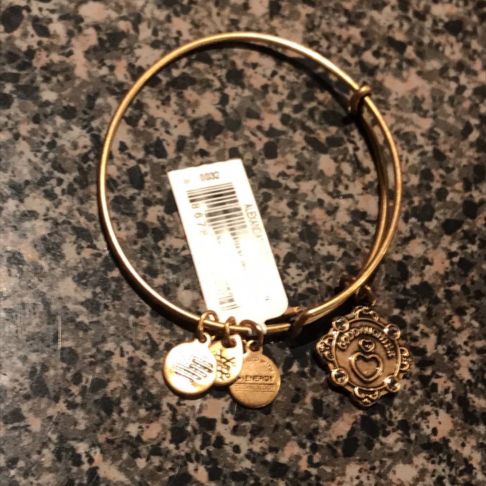 Alex and ani goddaughter bracelet